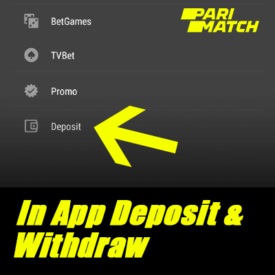 In App Deposit & Withdraw