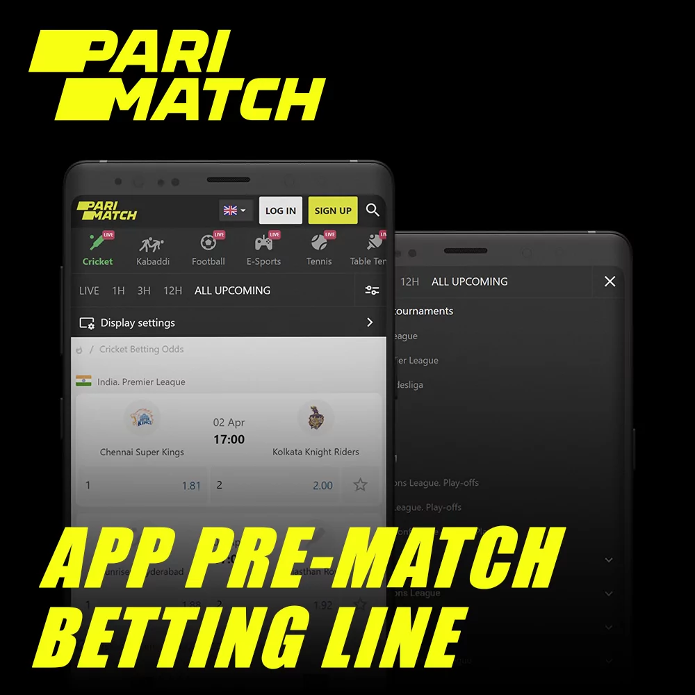 The best odds on any line or match are waiting for you in the parimatch app