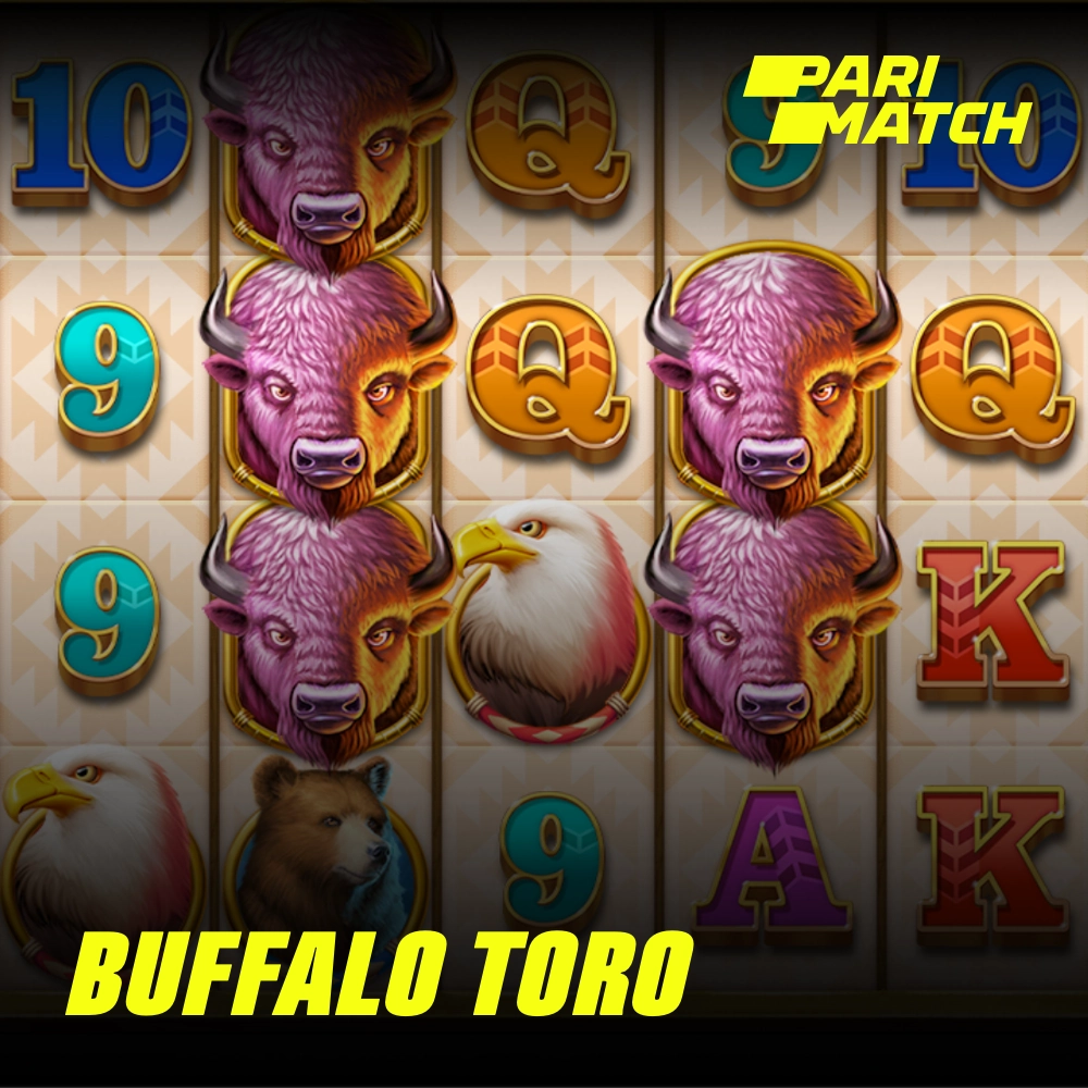 O caça-níqueis Buffalo Toro no cassino on-line Parimatch é um dos jogos mais populares