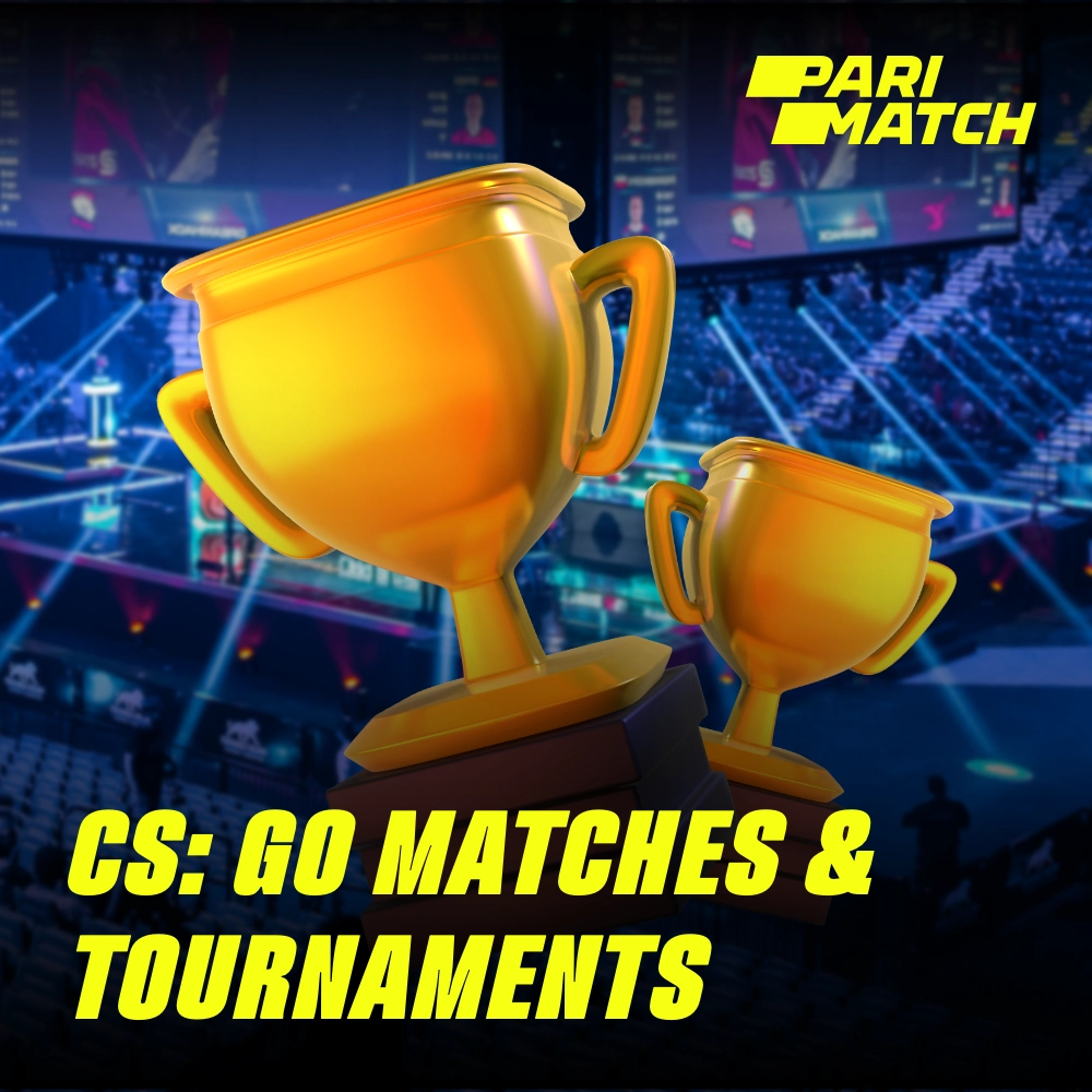 A plataforma Parimatch oferece apostas em várias partidas de CS GO, bem como em campeonatos populares dessa modalidade de eSports