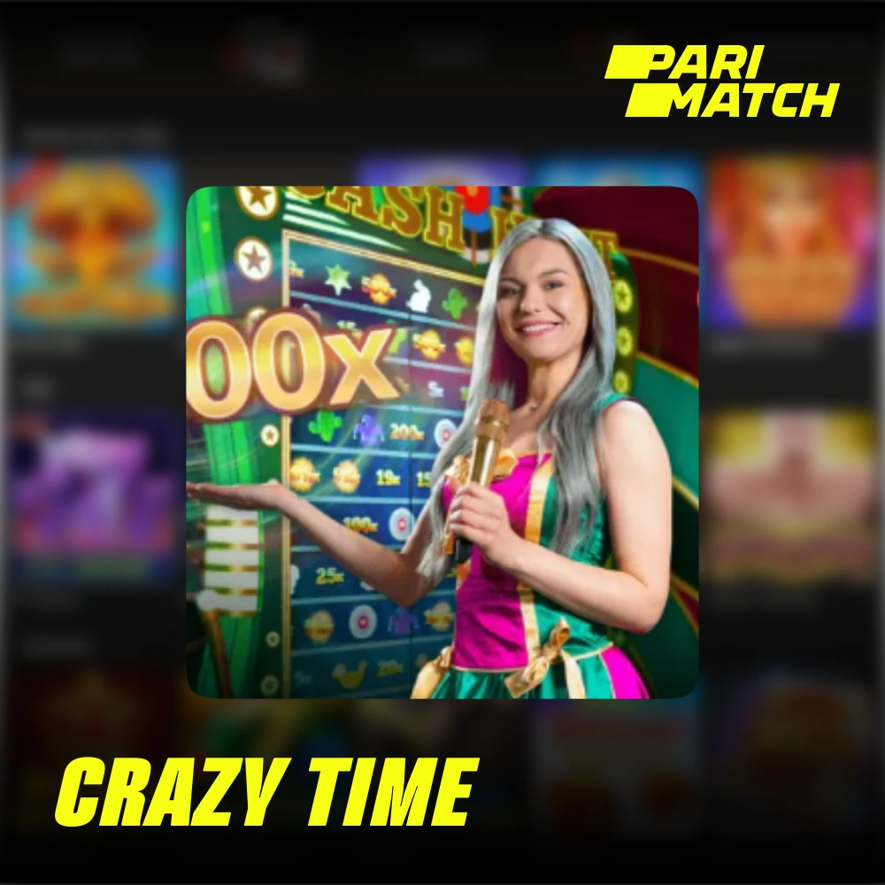 Crazy Time is a great game to have fun with at Parimatch Online Casino