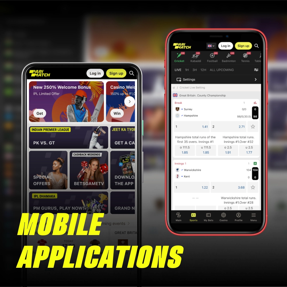 Descarregue a aplicação Parimatch gratuita para Android e iOS a partir do sítio Web oficial da plataforma