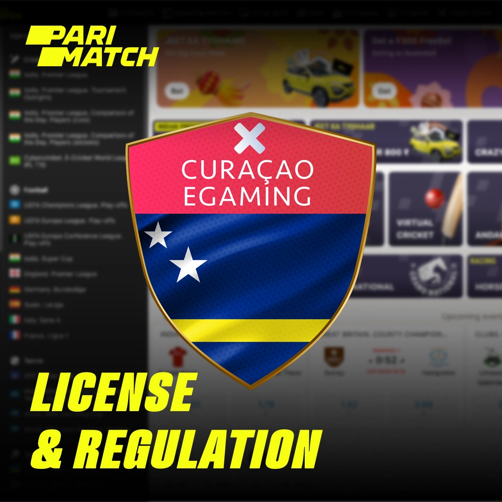 A Parimatch possui a licença apropriada, que lhe permite operar no Brasil