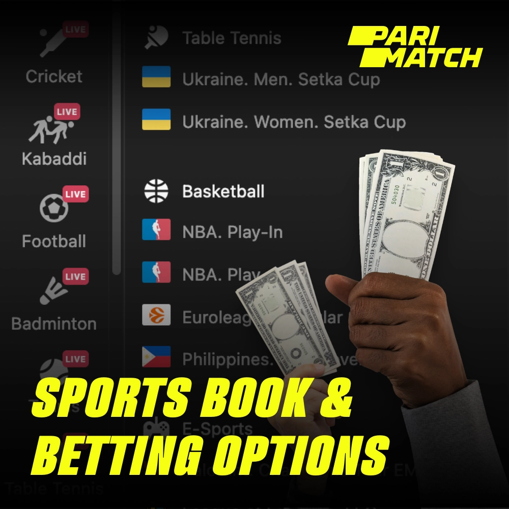 Na plataforma Parimatch, os utilizadores brasileiros podem apostar em dezenas de desportos e campeonatos populares