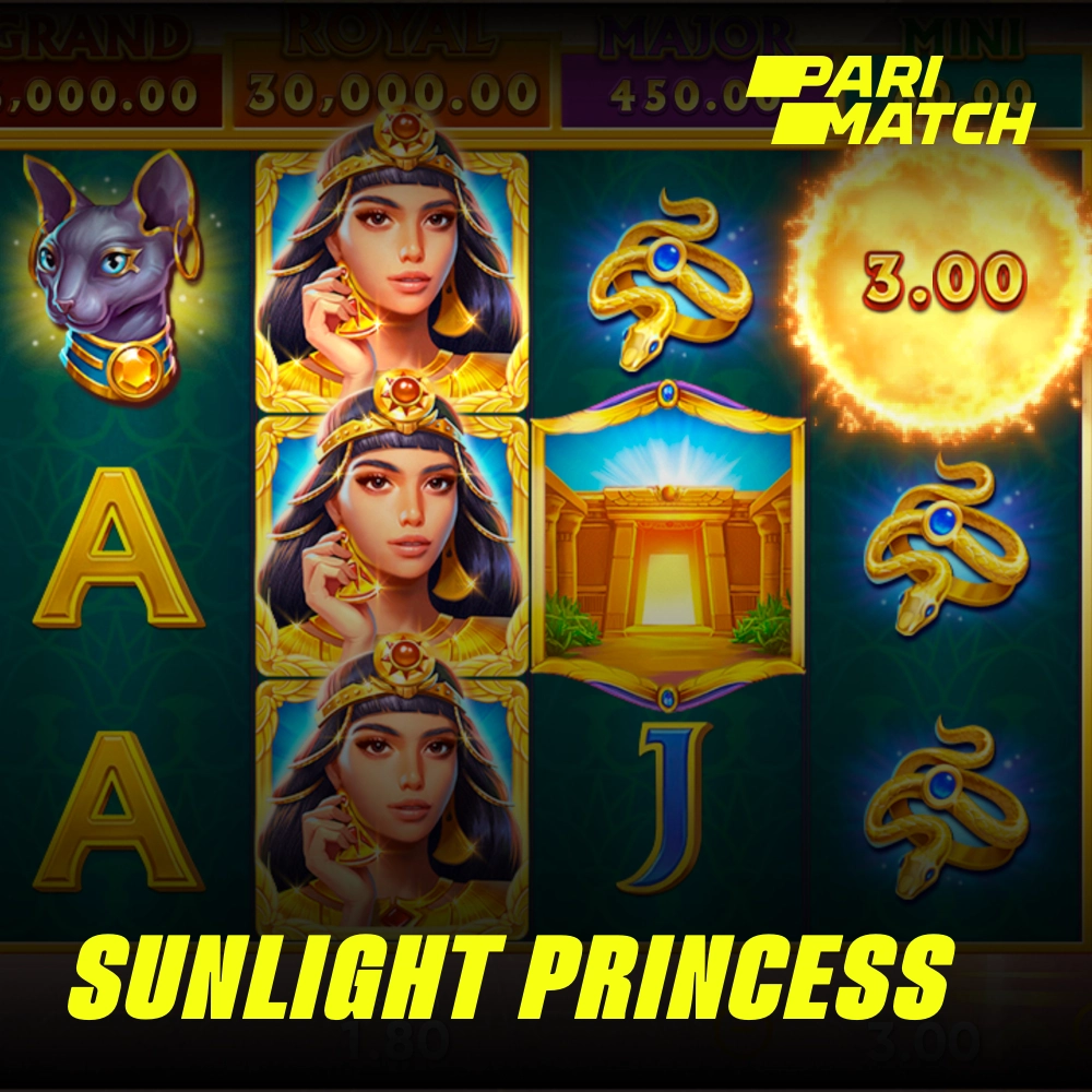 A maioria dos novatos no cassino on-line Parimatch escolhe a Sunlight Princess por sua interface colorida e mecânica de jogo simples