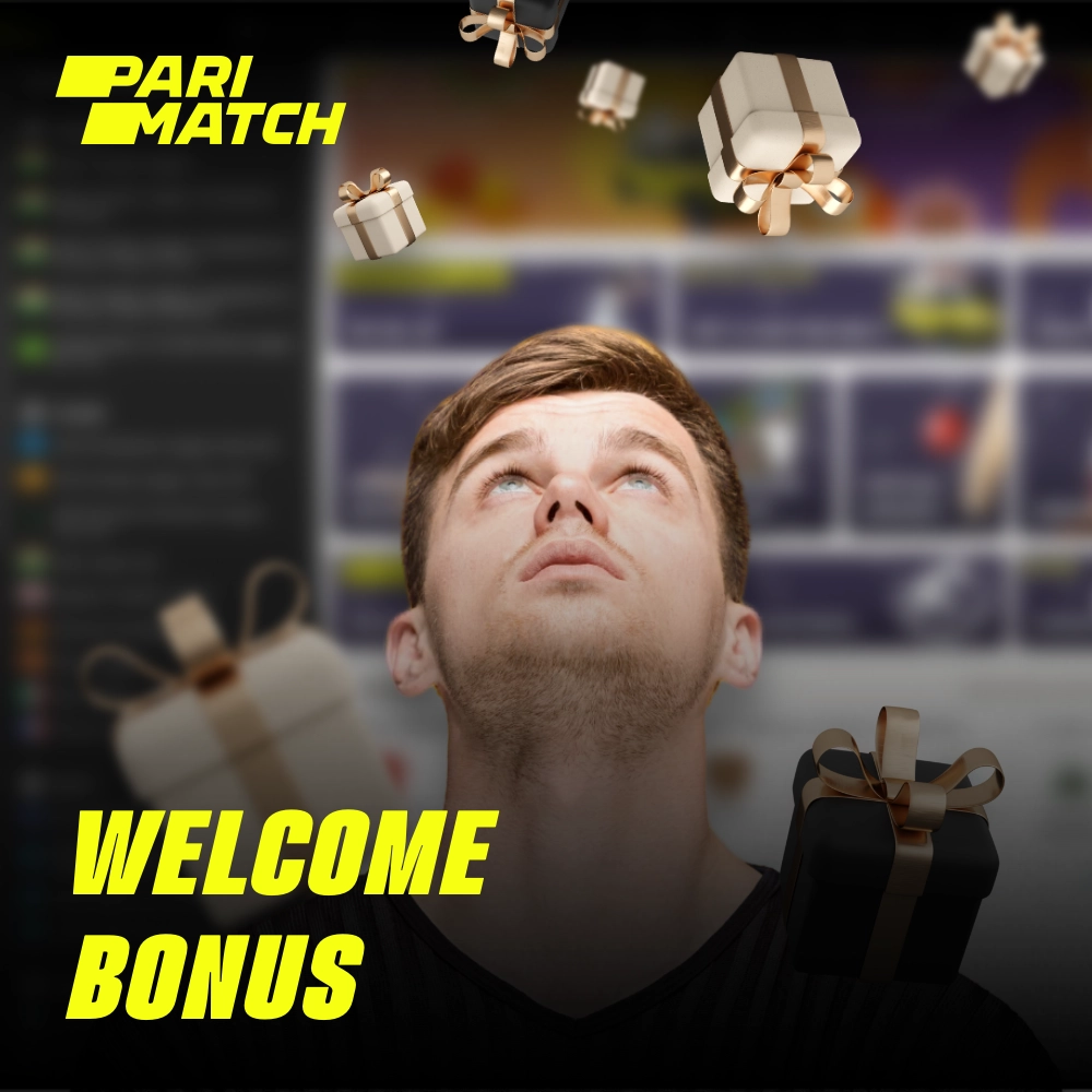 New Parimatch members can get a welcome bonus to play casino or sports betting