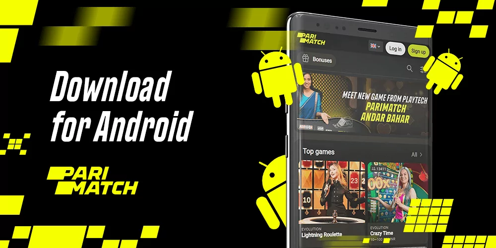Como baixar o aplicativo Parimatch Brasil para Android